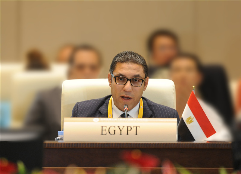 埃及文化部长希勒米·坦塔维演讲.jpg
