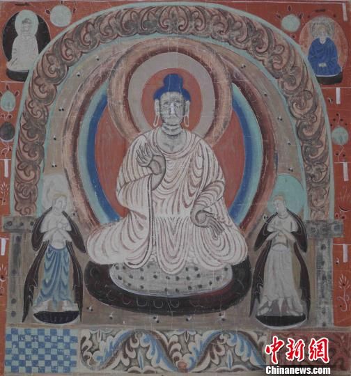 常沙娜临摹的降魔变之一部。供图