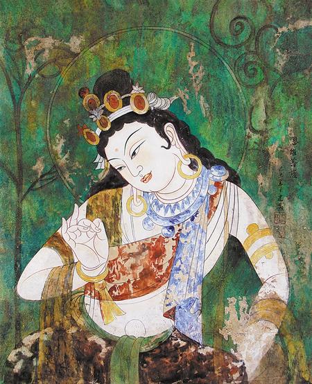 论李建英绘画中的飞天形象 - 文旅资讯 - 丝绸之路(敦煌)国际文化