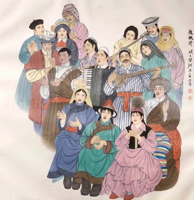 (段兼善作品 放歌图).jpg