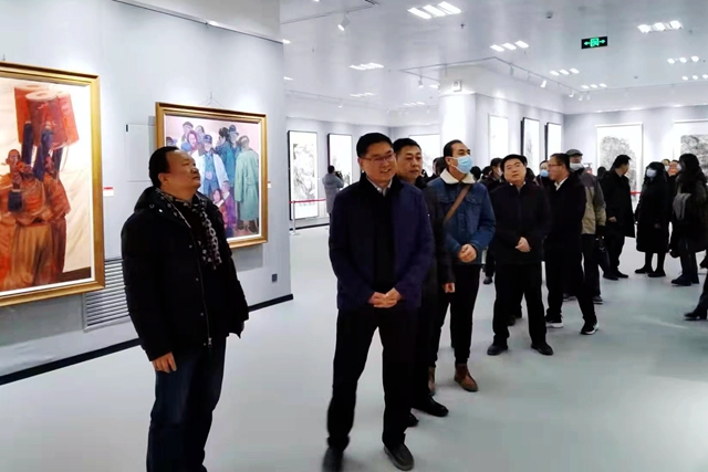“大河魂——兰州画院美术作品展”亮相白银