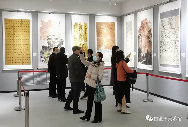 “墨颂风华”白银市庆祝“三八”国际劳动妇女节女书画家作品展开展