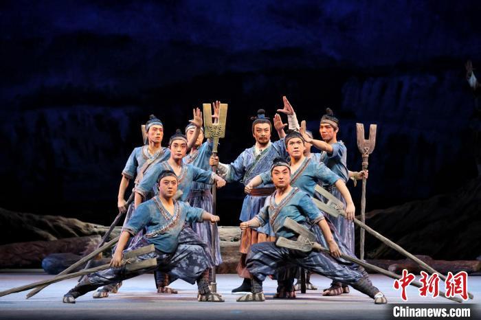 图为演出剧照。　甘肃省陇剧院供图
