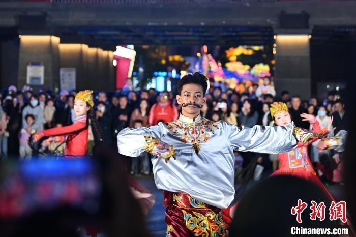 图为舞蹈情景剧《梦回楼兰》　李亚龙　摄