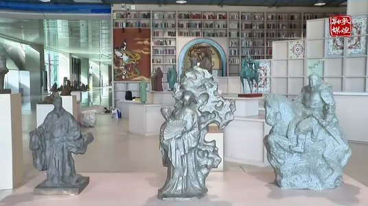 【喜迎文博会】“敦煌・丝路雕塑展”布展工作进行时