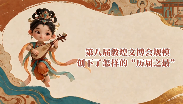 【小飞天话文博⑦】第八届敦煌文博会规模创下了怎样的“历届之最”？