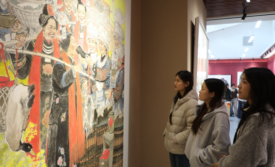 湖北省美术院60年艺术文献汇报巡展在甘肃兰州开展